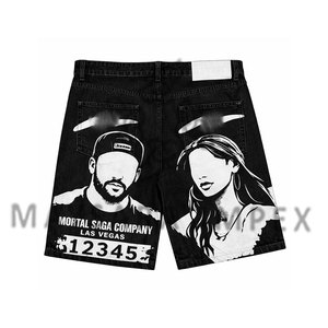 Shorts de mezclilla de alta calidad, personalizados, modernos y frescos, hechos de 100% algodón, ecológicos y transpirables. - Product Image 6