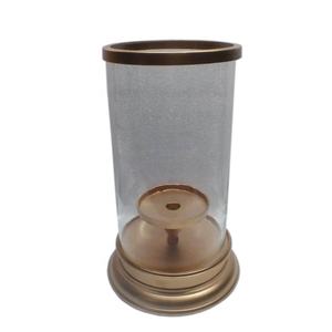 Decoración del hogar vidrio y linterna de hierro color plata y soporte de vela de vidrio transparente para decoración de mesa - Product Image 5