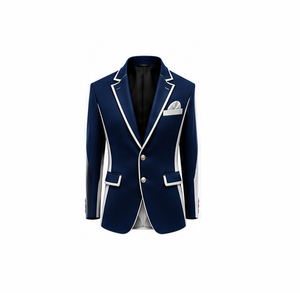 Blazer para hombre de talla grande, transpirable y ligero, en colores sólidos, para otoño e invierno, venta al por mayor a precio económico. - Product Image 1