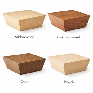 Pieds de canapé en bois massif à profil bas, pieds de meubles carrés en bois, remplacement pour canapé et armoire, design moderne - Product Image 2