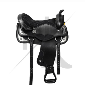 Nouvelle Selle Western Style Ranch en Cuir Véritable de Qualité Export pour l'Équitation – Selle de Trail en Cuir de Vache Authentique – Fabricant - Product Image 6
