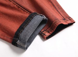 Proveedor Mayorista de Pantalones Vaqueros de Mezclilla para Hombre, Corte Ajustado, Elásticos y Desgastados - Product Image 4