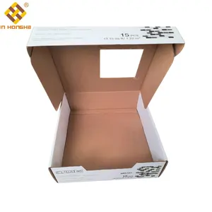 안전한 골판지 배송 상자 직사각형 매트 라미네이션 인쇄 상자 안전한 배송 재활용 솔루션 비즈니스 쇼핑
