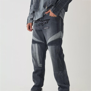 <b>Men</b>’s <b>Relaxed</b> <b>Fit</b> Denim Pants – Classic Baggy <b>Jeans</b> Style - Product Image 2