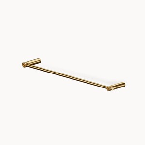 Porte-serviettes mural en acier inoxydable à double barre, support métallique pour salle de bain - Product Image 2