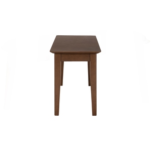 High Quality 140cm Wooden Dining <b>Bench</b> Japandi Walnut Finish with Tapered <b>Legs</b> for 3-Seater Dining Table & Home Use - Product Image 3