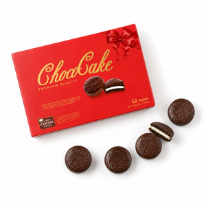 Qualité supérieure, best-seller, fabricant vietnamien, prix d'usine, tarte au chocolat emballée en boîte de 12 paquets. - Product Image 4