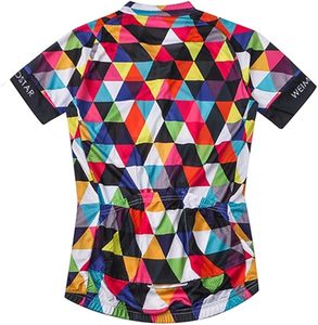 Men's <b>Cycling</b> Jersey Short Sleeve Bike Clothing Multicolored Diamond - Product Image 4