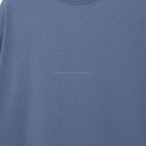 Camiseta de algodón personalizada para hombre, fabricantes de camisetas bordadas, camiseta de gran tamaño para hombre, camiseta de alta calidad para hombre, algodón - Product Image 6