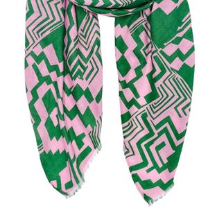 Pink Green Checkerboard Cape Shawl Soft Warm Fashion <b>Wrap</b> Women Casual Winter Poncho Style Outerwear Accessory Elegant Pattern - Product Image 5