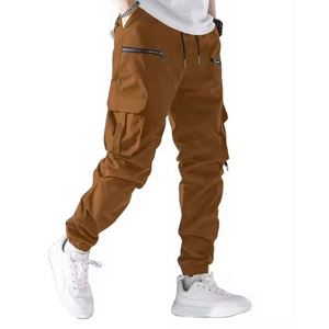 New Arrival men's <b>Cargo</b> Sweat Pants Custom logo and Size Sports Jogger 4-way <b>Stretch</b> Lightweight <b>Cargo</b> Pants for men - Product Image 1