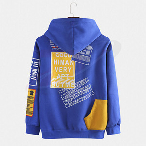 Conjunto de Sudadera con Capucha y Pantalones Jogger para Hombre, Cómodo, de Mezcla de Algodón, Lavado, 100% Algodón, Tejido Grueso, Novedad Esencial - Product Image 2