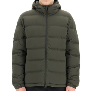 Ultimate Men's Hooded <b>Canvas</b> Puffer <b>Jacket</b> Lightweight Quilted Warm Insulated Front Logo Design for Outdoor <b>Work</b> Winter Travel - Product Image 2