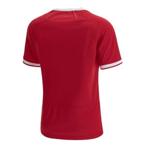 Maillot de rugby sublimé à motif graphique rouge pour femme, manches courtes, vêtements de sport d'équipe, chemise athlétique, uniforme de performance, entraînement, compétition - Product Image 2