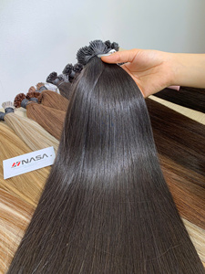 ราคาขายส่ง คุณภาพสูง ผมต่อแบบเคราติน 100 กรัม 28 นิ้ว ผมแท้บริสุทธิ์ แบบตรงธรรมชาติ พร้อม Super Double Drawn - Product Image 6