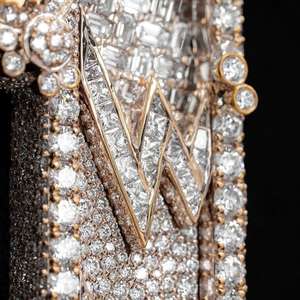 Colgante con Letra Personalizada de Moissanita Brillante con Logotipo Iced Out, Joyería Hip Hop, Plata de Ley 925 con Baño de Rodio, Unisex - Product Image 2