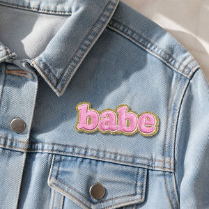 Top Quality Custom Logo <b>Embroidery</b> Patch Iron On Badge for Apparel Hats Backpacks Clothing Accessories Wholesale Factory - Product Image 4