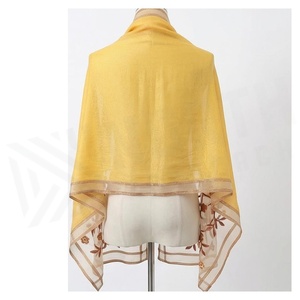 Pañuelo de Chifón para Mujer, Bordado Floral, Elegante, Largo, Multifuncional, Accesorio de Moda para Todas las Temporadas - Product Image 2