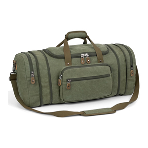 Durable Polyester Eco-Friendly Duffle Bag <b>Travel</b> Gym Sports <b>Holdall</b> Large Capacity Weekend Carrying Luggage Workout Storage - Product Image 1