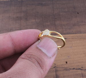 Luxury Gold Plated Heart Shape Cubic Zirconia <b>Ring</b> Sparkly <b>CZ</b> Romantic Love Engagement Wedding Band <b>Ring</b> Women Wholesale Jewelry - Product Image 5