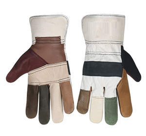 Guantes de seguridad de piel de cerdo para constructor, con pulgar recto, económicos, para conductores - Product Image 1
