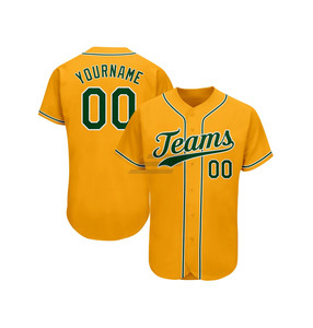 Maillot de baseball personnalisé, chemises boutonnées personnalisées imprimées ou brodées, uniforme sportif pour hommes, femmes et jeunes, personnalisation OEM - Product Image 1