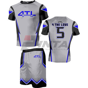 Venta Directa de Fábrica, Uniforme de Fútbol Americano Transpirable de Manga Corta, Colores y Tallas Personalizables, Alta Calidad, Hecho en Pakistán - Product Image 4