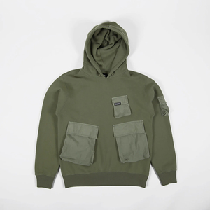 เสื้อฮู้ดดี้แฟชั่นสตรีทสไตล์ฟิตเนสทรงโอเวอร์ไซส์ ดีไซน์ใหม่ ฮิปฮอป คาร์โก้ พร้อมเทคนิคการปักลาย - Product Image 5