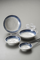 Assiette creuse en mélamine de 3,7 po avec bord épais, plat à sauce, plateau à condiments pour kimchi et apéritifs, résistant aux éclats, vente en gros, usine chinoise