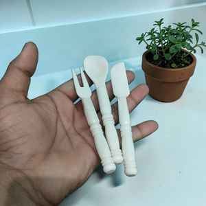 Juego de Cucharas de Servir de Hueso de Búfalo de Lujo Vintage, Utensilios de Cocina Ecológicos Hechos a Mano para Fiestas a Precio Económico - Product Image 1