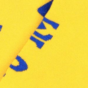 Chaussettes Sigma Gamma Rho Or et Bleu Royal, Chaussettes de Sport Athlétiques, Chaussettes Décontractées pour Équipes, Vêtements Personnalisés OEM ODM Vente en Gros - Product Image 3