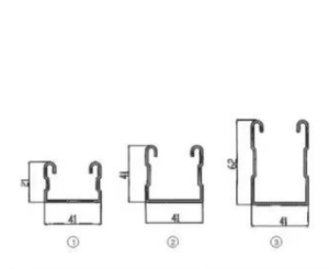金属フレームチャネルスチールストラットチャネルトレイ41x41mm & 41x21mm電気サポートシステム用スロットチャネル - Product Image 2