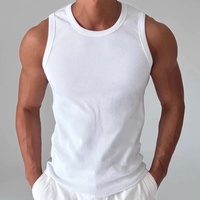 Débardeur homme en coton et polyester avec poche, débardeurs oversize pour homme, prix bas, logo personnalisé, chemises de sport et de fitness