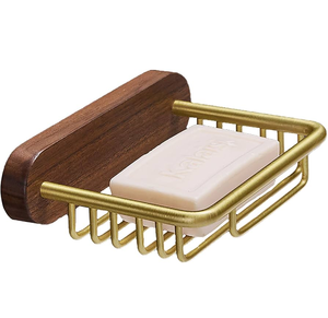 Porte-savon en laiton, plateau à savon en laiton, accessoires de salle de bain, écologique, design moderne, porte-savon en laiton, design personnalisé - Product Image 6