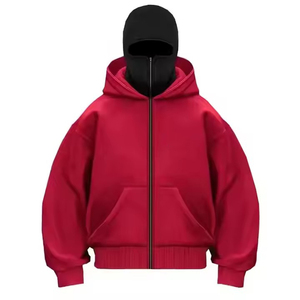 Sweat à capuche léger à fermeture éclair intégrale, en mélange de coton doux et confortable, idéal pour le travail, la maison ou les activités de plein air - Product Image 4