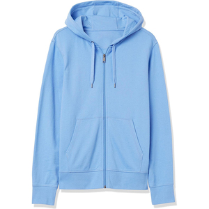 Sudadera con Capucha para Hombre, 100% Algodón, con Cierre, Forro Polar, Corte Regular, con Bolsillos, Estilo Urbano, Diseño Digital Sólido, Logotipo Personalizado - Product Image 3