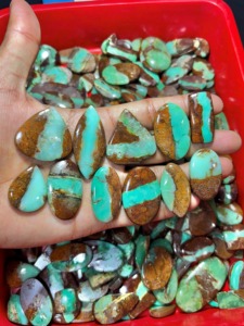 Chrysoprase Bio Cabochon Fait Main, Pierre Précieuse Naturelle en Vrac, Vente en Gros de Chrysoprase Bio Naturelle pour la Fabrication de Pendentifs et de Bijoux - Product Image 6
