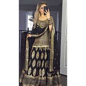 Robe de soirée élégante de style designer - Haut en lehenga pour les nouvelles occasions de fête - Product Image 3