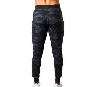 Pantalones Deportivos de Camuflaje para Hombre, Cintura Elástica con Cordón, Estilo Casual, Bolsillos Laterales, Transpirables, de Poliéster y Algodón, para Otoño - Product Image 3