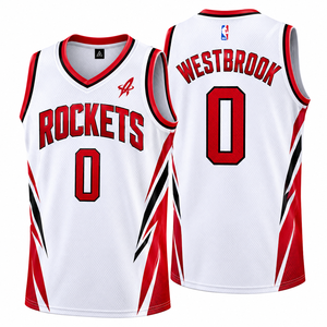 Conjunto de camiseta de baloncesto personalizada – Uniforme deportivo rojo sin mangas con nombre de equipo, nombre de jugador y número personalizados - Product Image 6