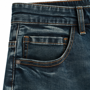 Pantalones Cortos de Mezclilla Cargo Personalizados para Hombre, Ecológicos, con Logotipo Frontal, Corte Medio, Algodón Orgánico, Estilo Urbano, OEM ODM - Product Image 5