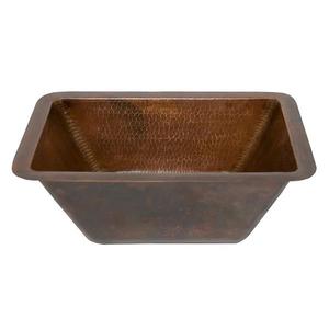 Fregadero Rectangular Clásico y Elegante de Cobre Martillado, Hecho a Mano, Ecológico, Decorativo, de Montaje en Pared, de Cobre Puro de la Mejor Calidad - Product Image 4