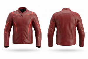 เสื้อแจ็คเก็ตมอเตอร์ไซค์หนังแท้ขายส่ง ออกแบบเองได้ พร้อมแผ่นรองกันกระแทก ทันสมัย ทนทาน สวมใส่สบาย อุปกรณ์ขี่มอเตอร์ไซค์ - Product Image 5