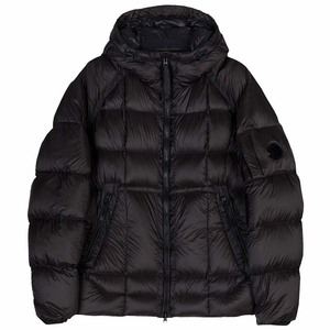 Men's Navy Blue Hooded Down Bubble <b>Jacket</b> Windproof Casual Winter Coat Regular Fit Zipper Closure Solid Color Thick Outerwear - Product Image 5