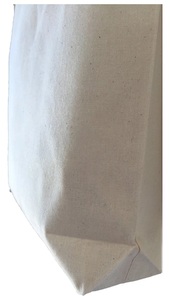 Sac fourre-tout de plage en toile crème, tissage sergé, poignée en corde torsadée, personnalisable avec logo, vente en gros, promotionnel, pour voyage, plage, shopping - Product Image 4