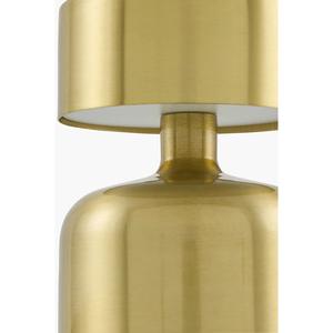 โคมไฟตั้งโต๊ะทองเหลืองสไตล์คลาสสิกโบราณ พร้อมโคมจีบ สำหรับบ้านสไตล์ดั้งเดิม - Product Image 4