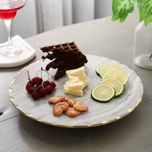 Plateau tournant Lazy Susan en marbre pour organisation et rangement de garde-manger, idéal pour les loisirs créatifs - Meilleure vente - Product Image 2