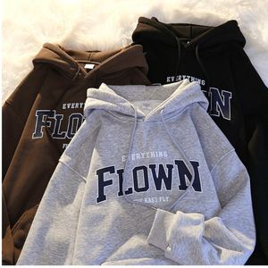 เสื้อฮู้ดดี้ผ้าฝ้ายหนานุ่มสั่งทำได้ตามต้องการสำหรับผู้ชาย สไตล์สตรีทแวร์ รับทำโลโก้ OEM เสื้อฮู้ดดี้และเสื้อสเวตเชิ้ตผู้ชาย ขายส่งเสื้อฮู้ดดี้คุณภาพสูง - Product Image 1