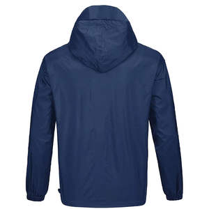 Veste coupe-vent imperméable pour homme, best-seller en gros, col montant, fermeture éclair, épaisse, décontractée, pour l'extérieur, service OEM - Product Image 2