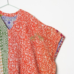 High Quality Women's 100% Cotton Kantha Vintage Quilted <b>kaftan</b> Casual Dress Breathable <b>Kaftan</b> - Product Image 6